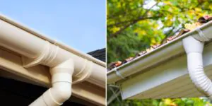 Vinyl versus Aluminum Gutters - South Shore Roofing Pros