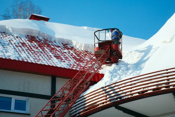 Too much snow load on your roof - Coastal Roof Experts, MA